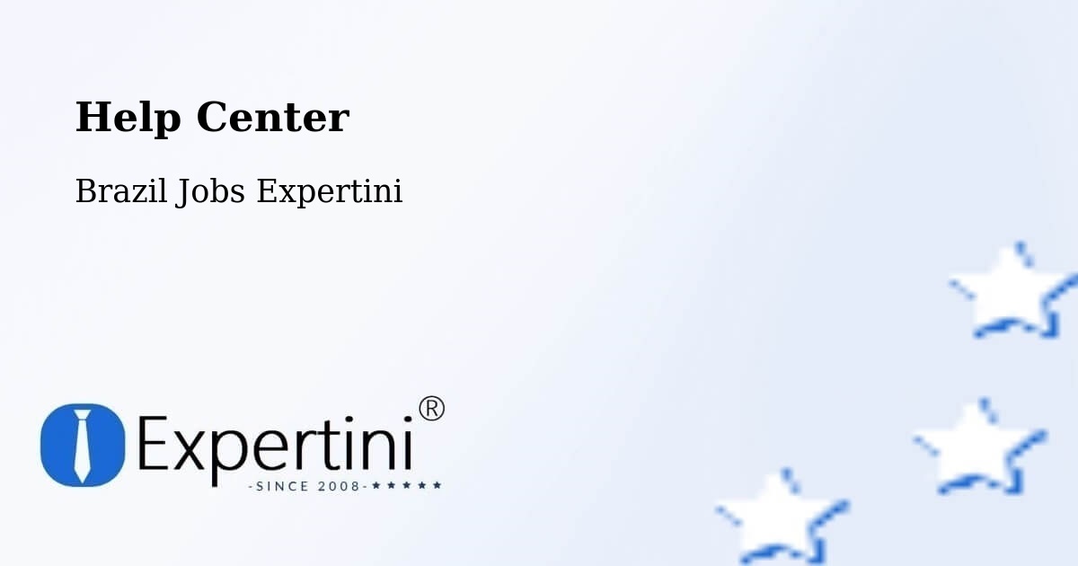 Help Center – Monte Alegre Do Sul - Brazil Jobs Expertini